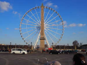 Ferris Wheel and Eiffel Tower, Paris, France