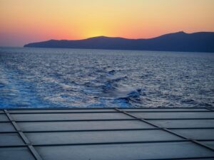 Ferry ride to Paros