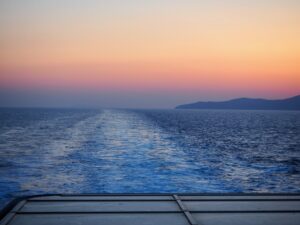 Ferry ride to Paros