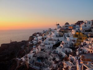 Sunset, Oia, Santorini, Greece