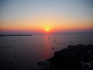 Sunset, Oia, Santorini, Greece