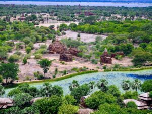 View from top of Nann Myint Tower, Bagan, Myanmar